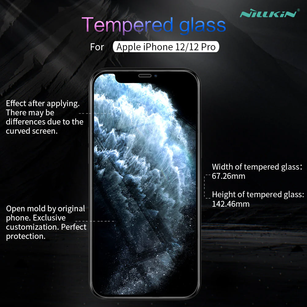 2.5D Clear Glass Screen Protector for iPhone 12 Series - Image 15