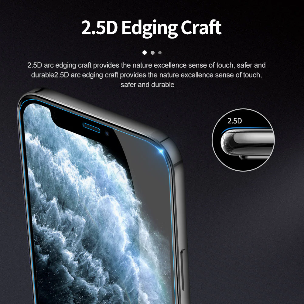 2.5D Clear Glass Screen Protector for iPhone 12 Series - Image 5