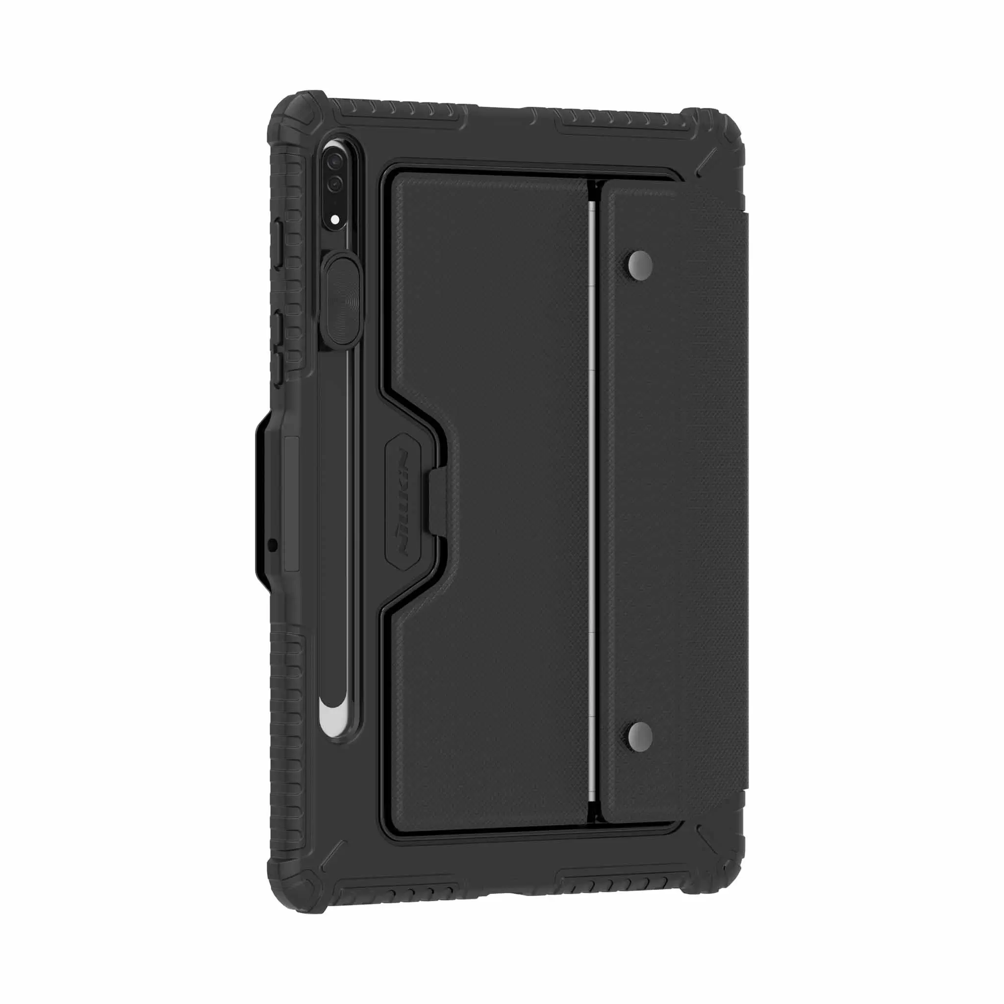 Bumper Combo Backlit Keyboard Case (Black) for Galaxy Tablet Series - Image 6