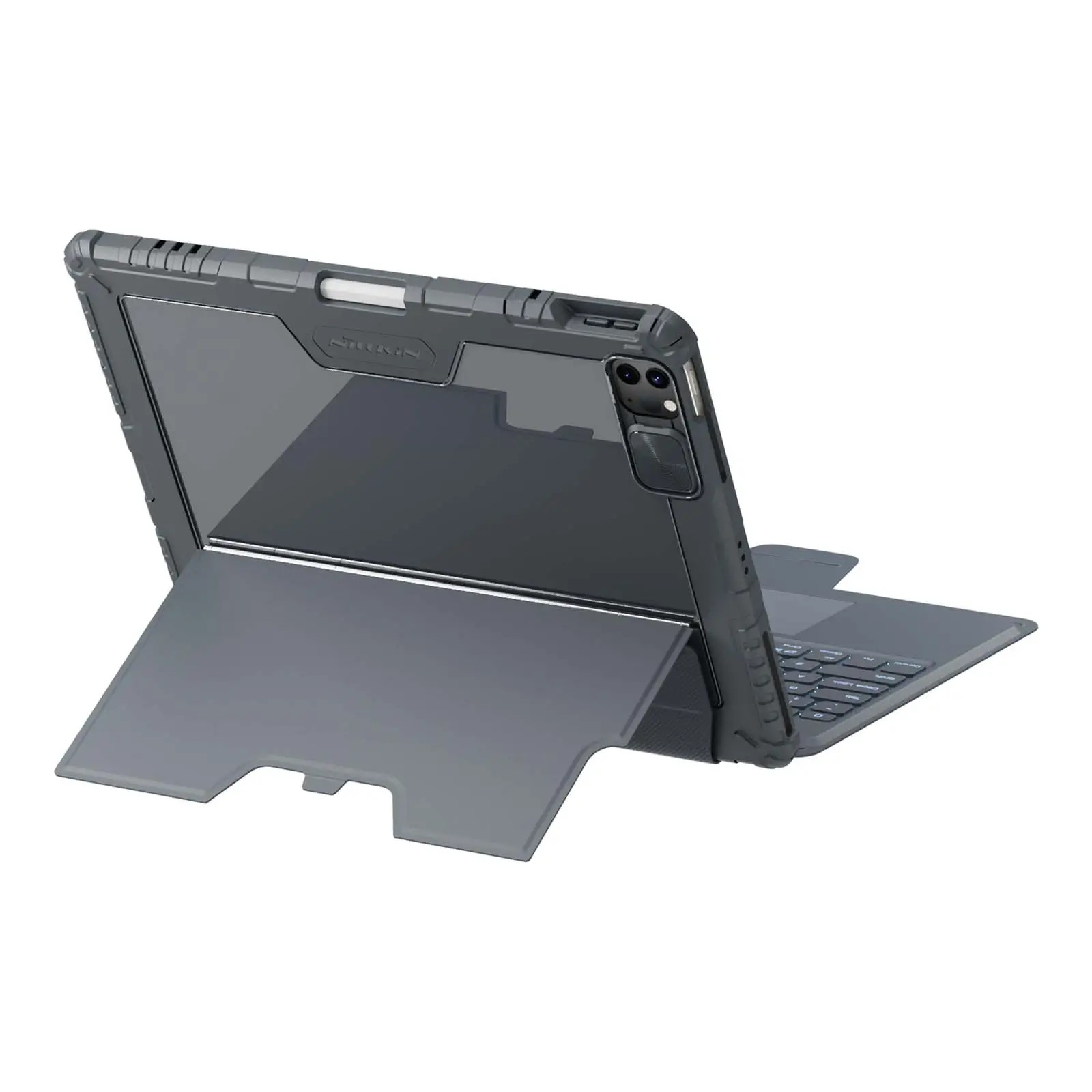 Bumper Combo Backlit Keyboard Case (Grey) for iPad Series - Image 39