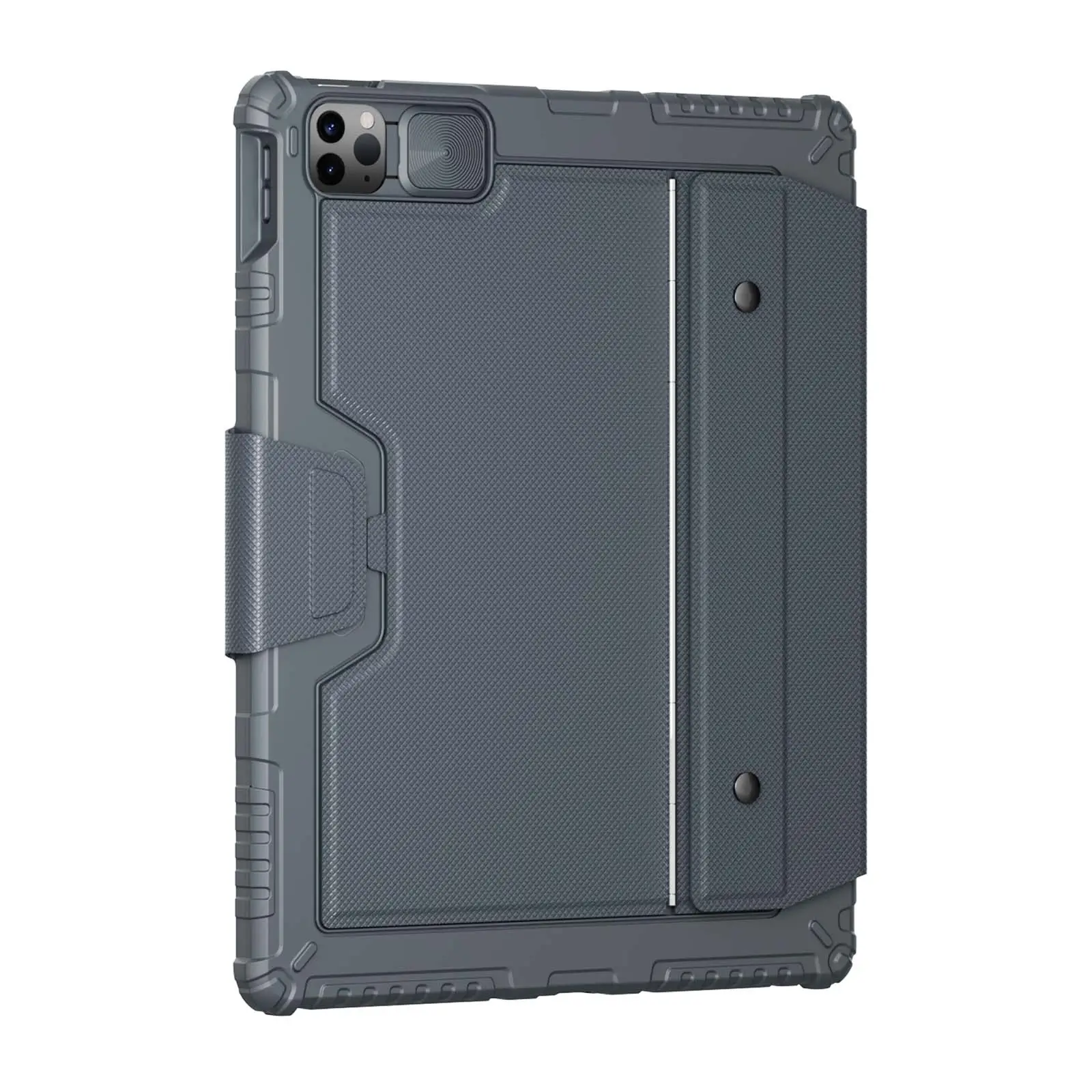 Bumper Combo Backlit Keyboard Case (Grey) for iPad Series - Image 56