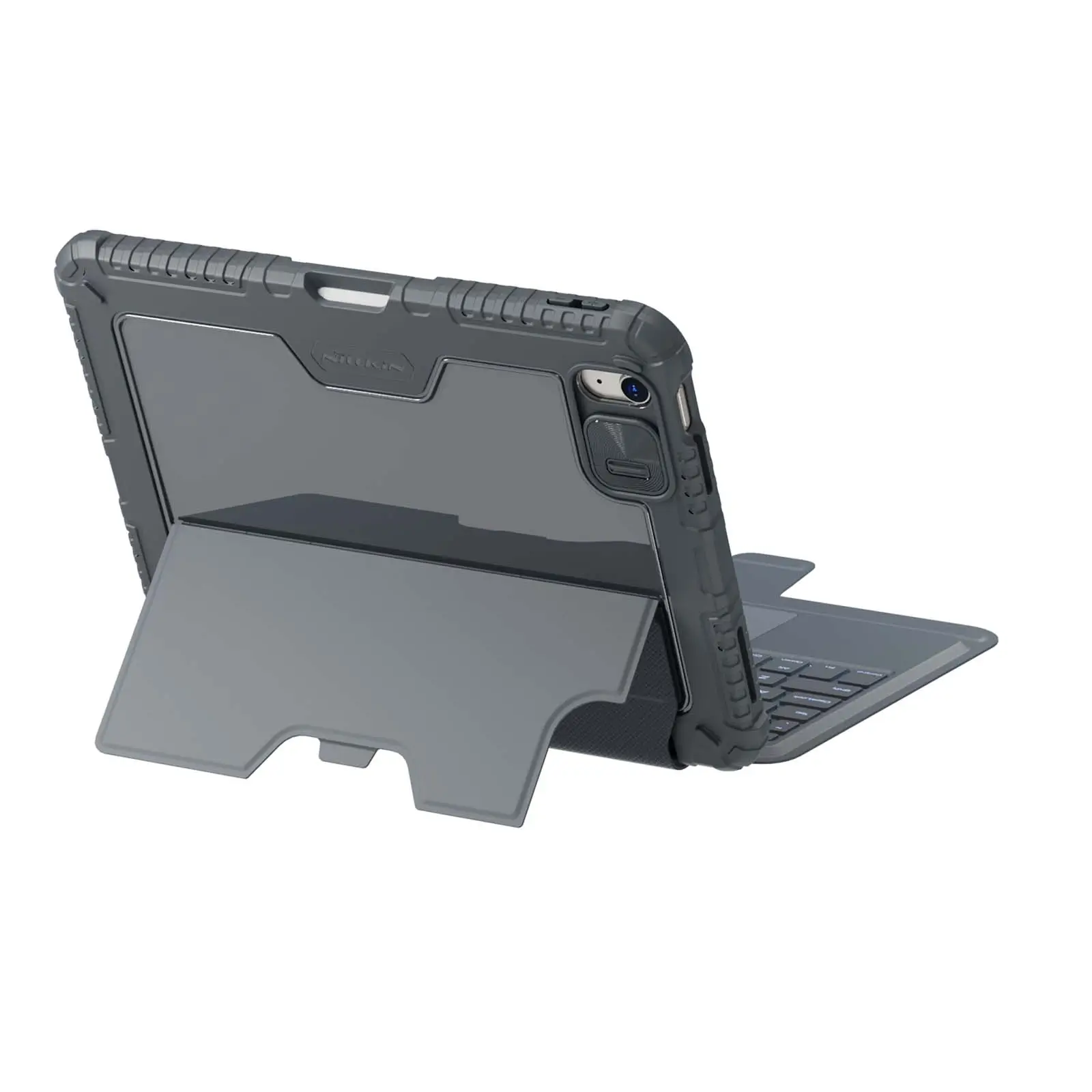 Bumper Combo Backlit Keyboard Case (Grey) for iPad Series - Image 75