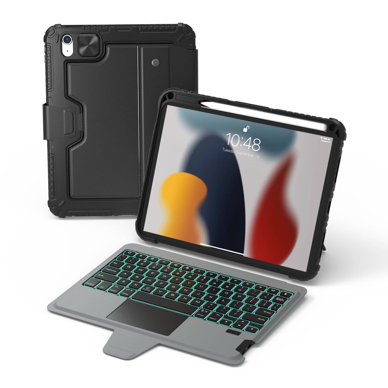 Bumper Combo Backlit Keyboard Case (Black) for iPad Series - Image 17