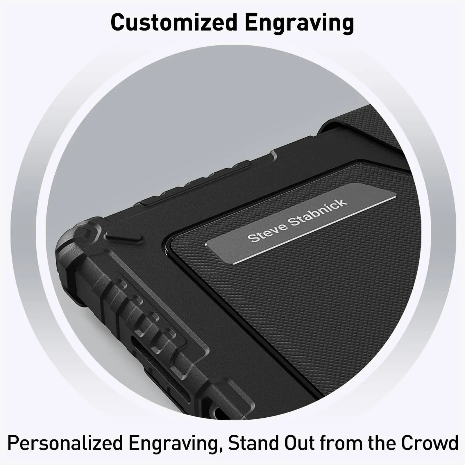 Custom Engraved Name Backlit Keyboard Case with Gift Box for iPad Series - Image 35