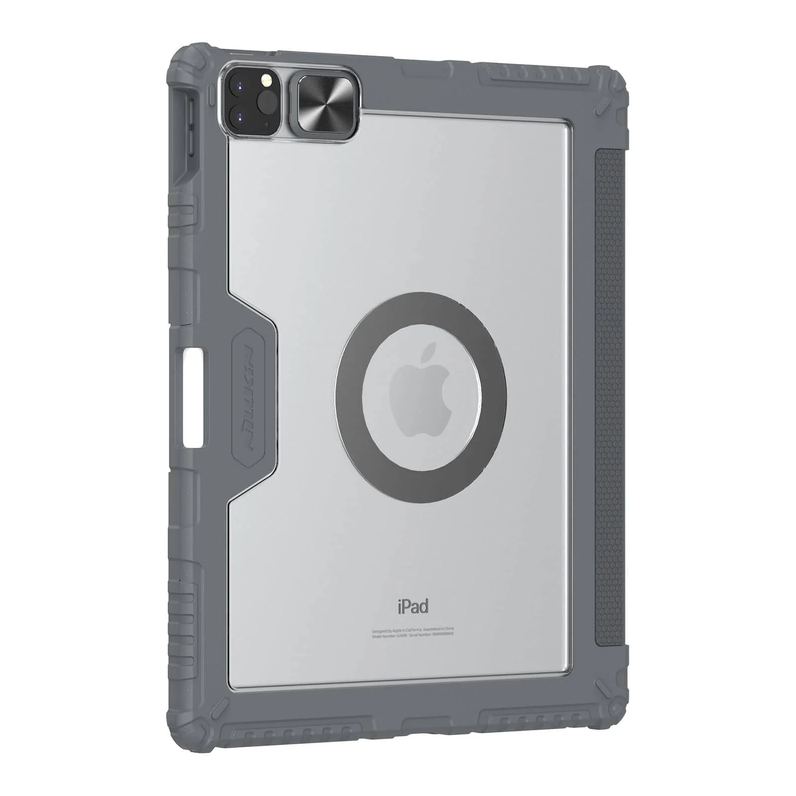Magnetic Bumper Link Backlit Keyboard Case (Grey) for iPad Series - Image 23