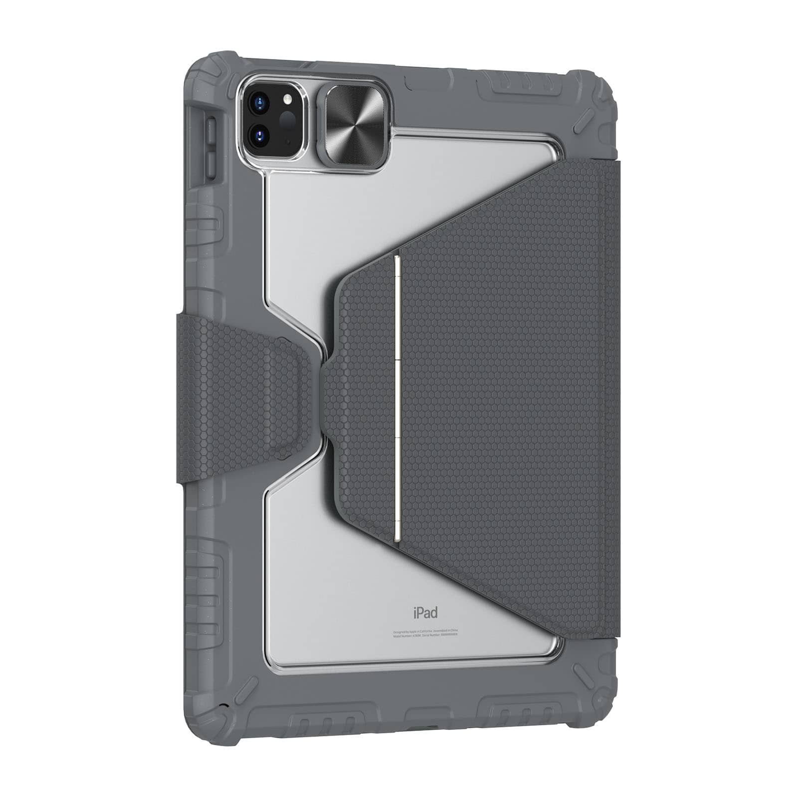 Magnetic Bumper Link Backlit Keyboard Case (Grey) for iPad Series - Image 28