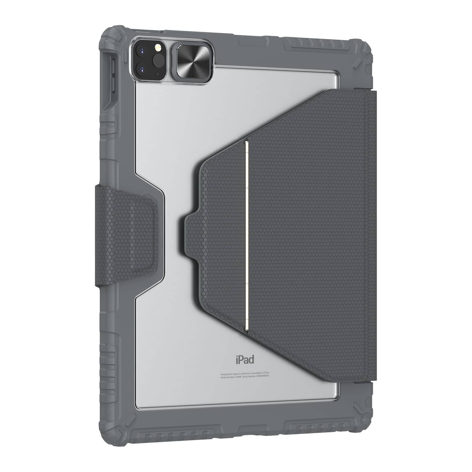Magnetic Bumper Link Backlit Keyboard Case (Grey) for iPad Series - Image 34