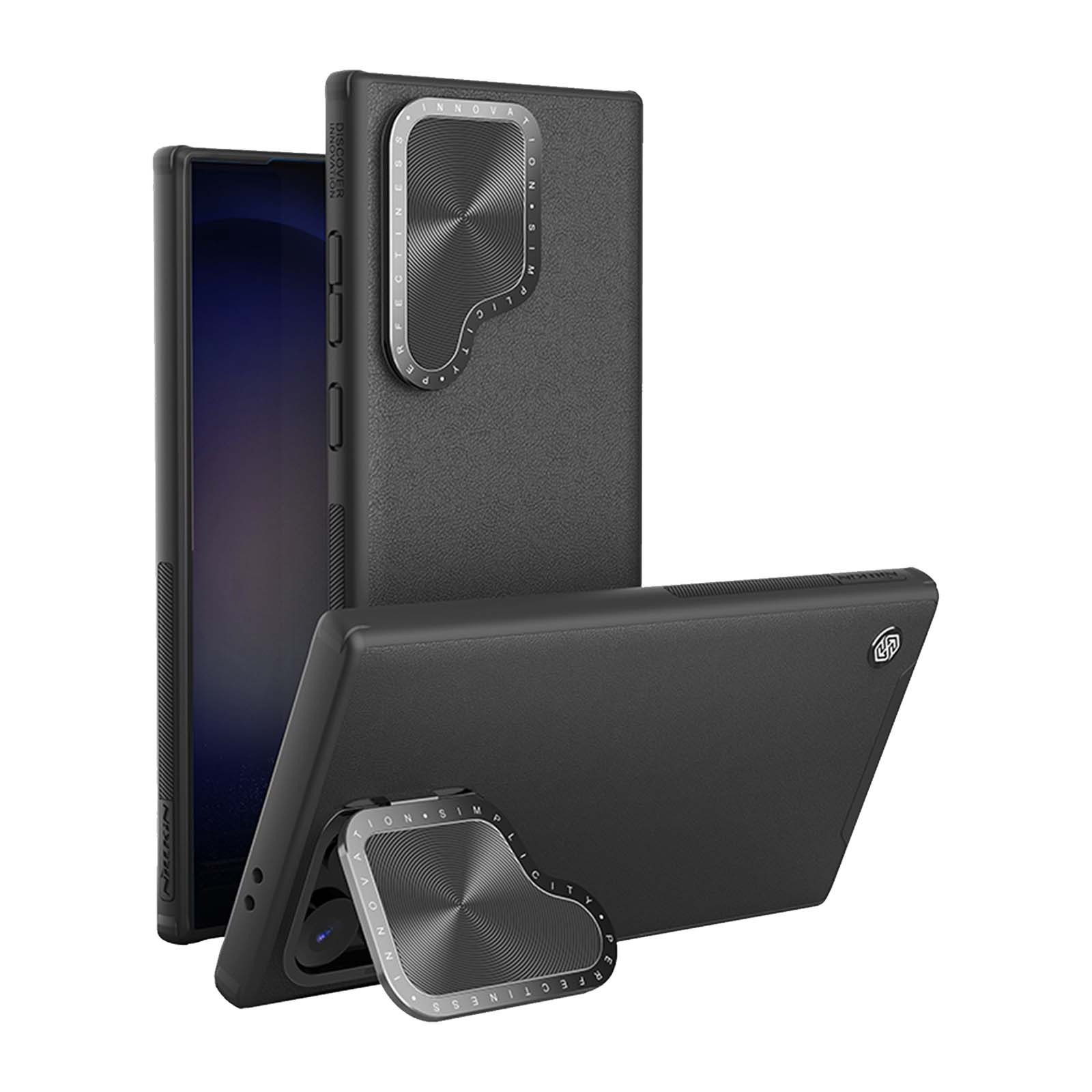 MagSafe® Compatible CamShield CamProp Leather Case for Galaxy S24 Series - Image 5