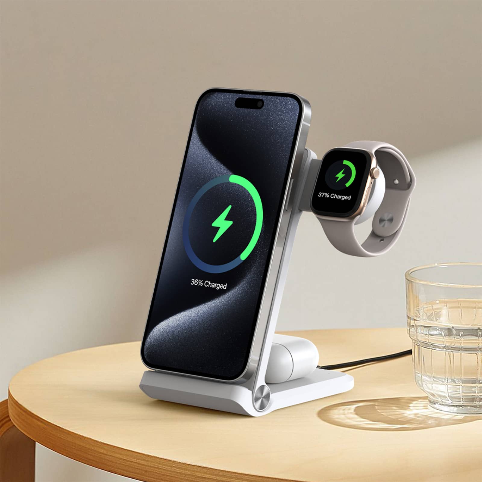 PowerTrio Foldable 3-in-1 Wireless Charging Station - Image 11